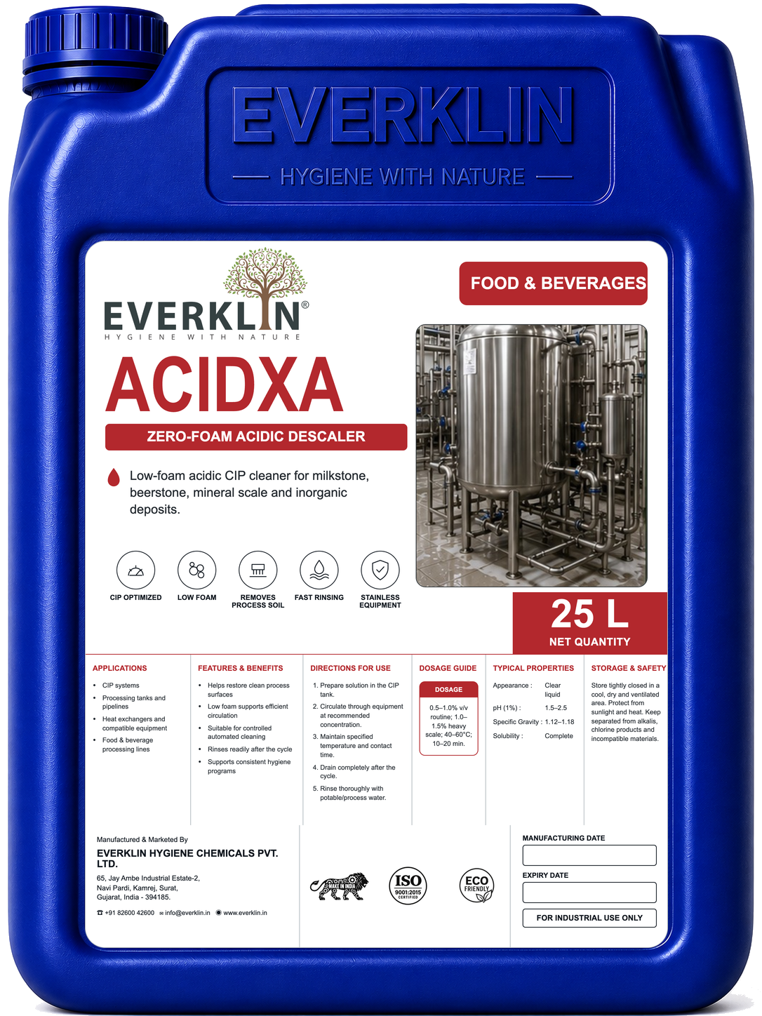 ACIDXA Everklin product pack