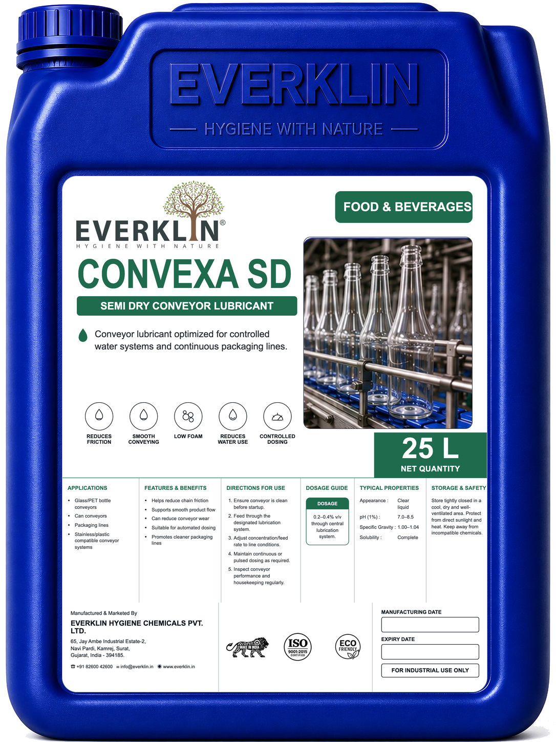 CONVEXA SD Everklin product pack
