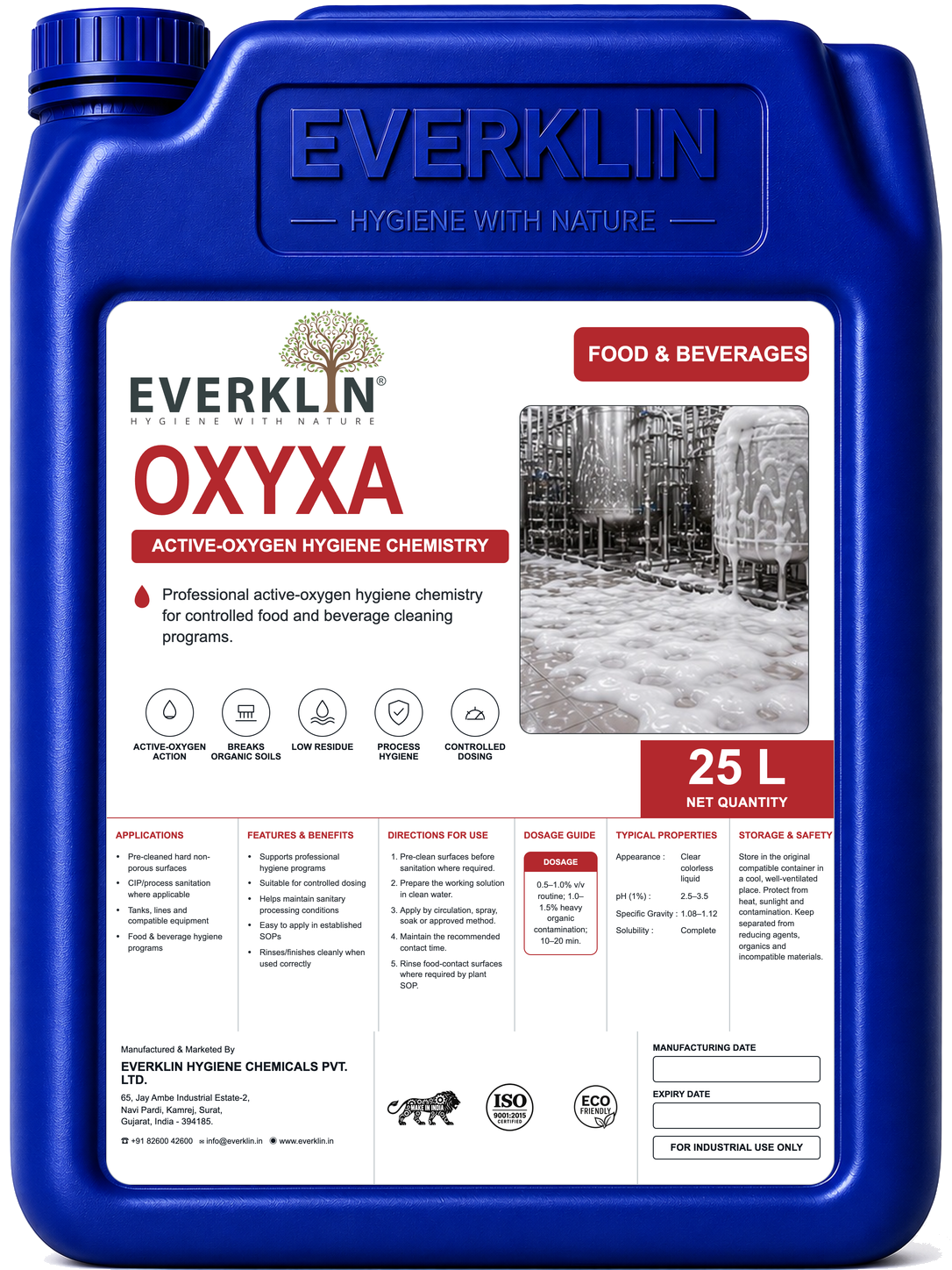 OXYXA Everklin product pack