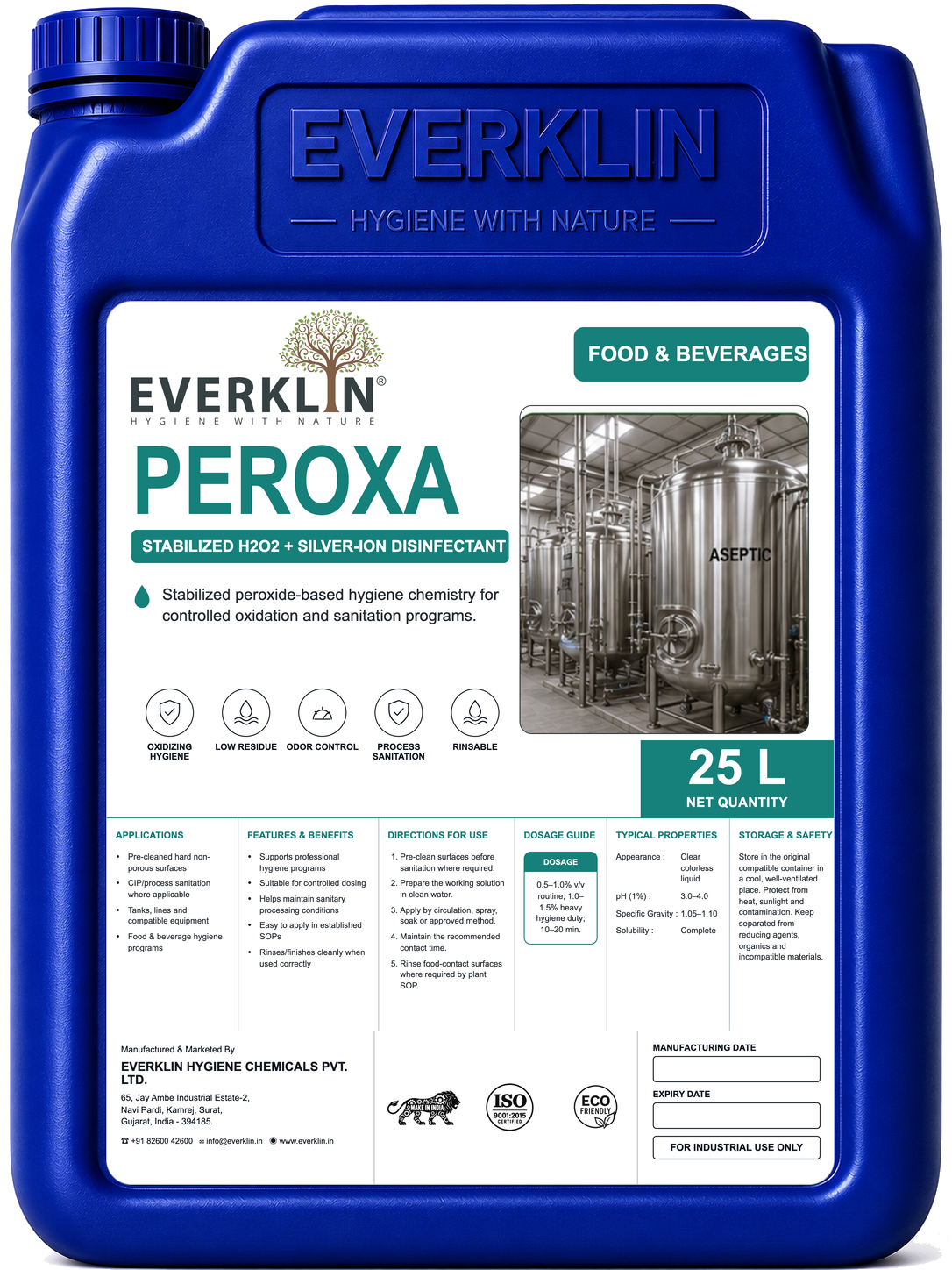 PEROXA Everklin product pack