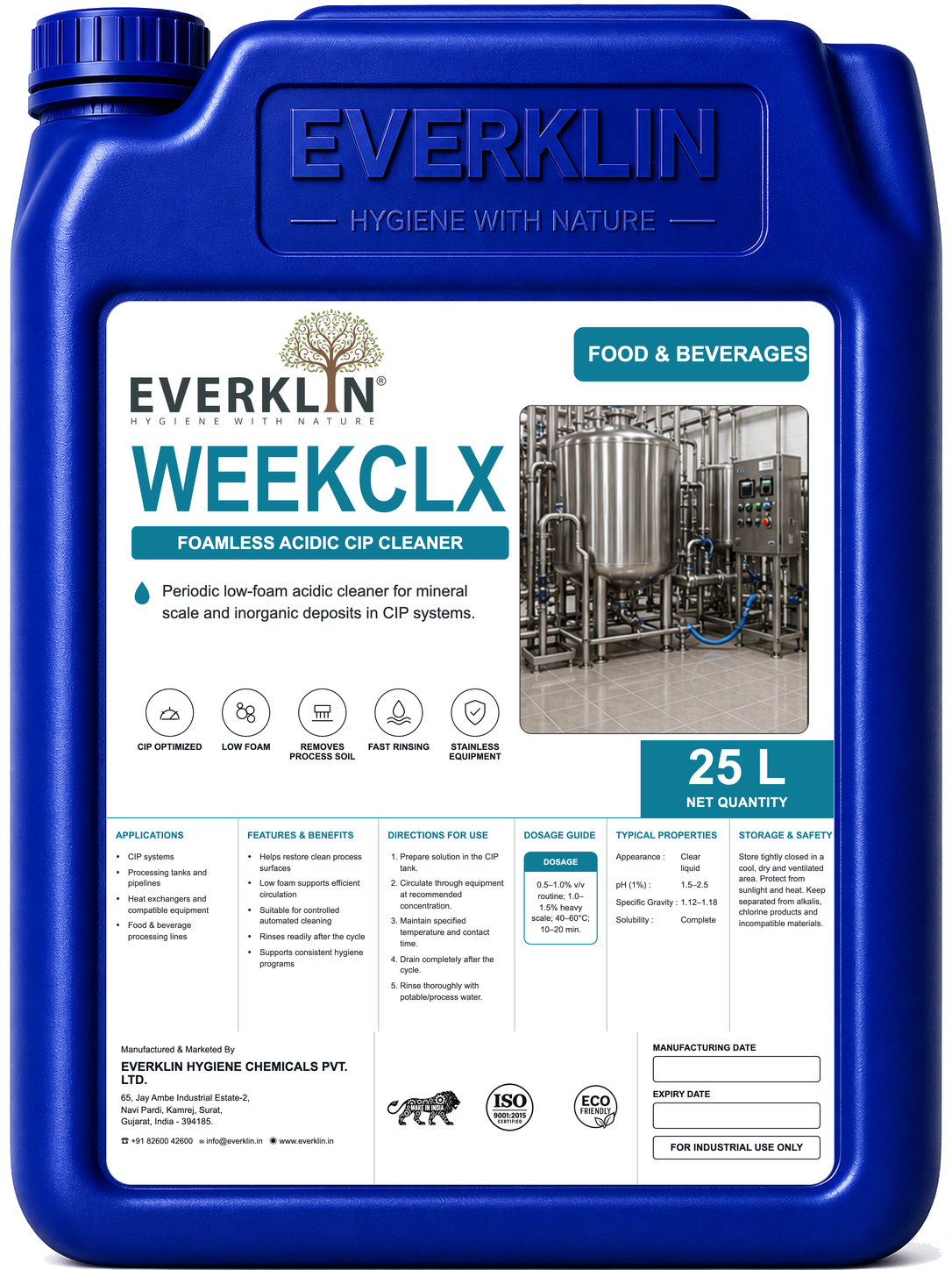 WEEKCLX Everklin product pack