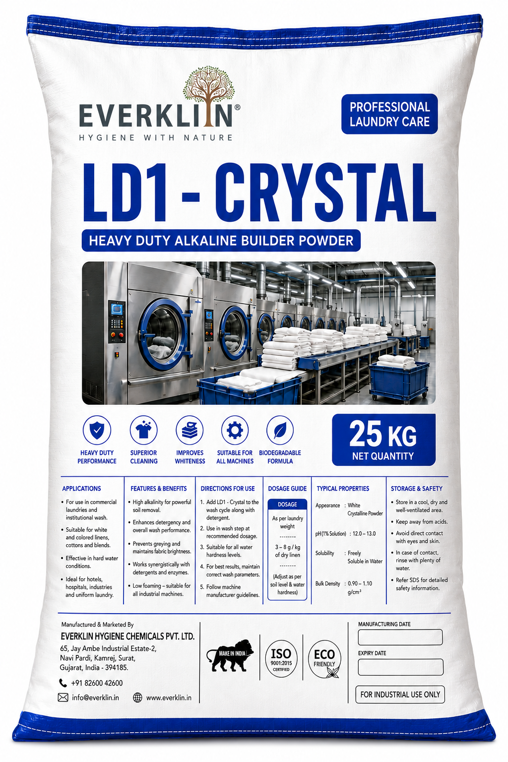 Everklin LD1 - CRYSTAL 25 KG pack