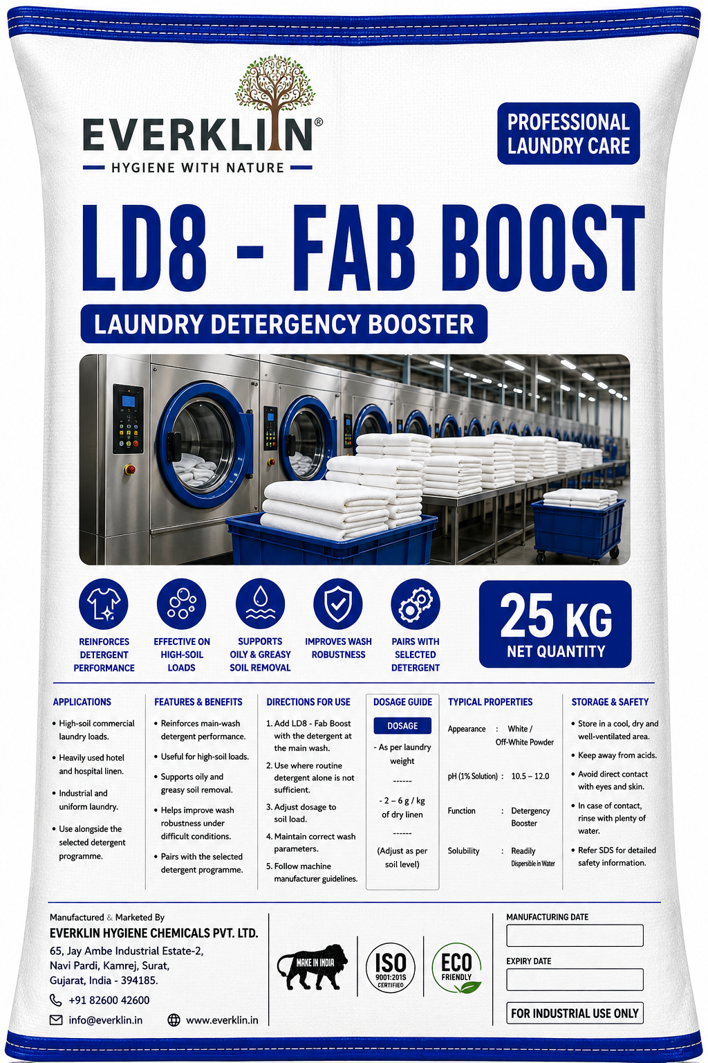 Everklin LD8 - FAB BOOST 25 KG pack