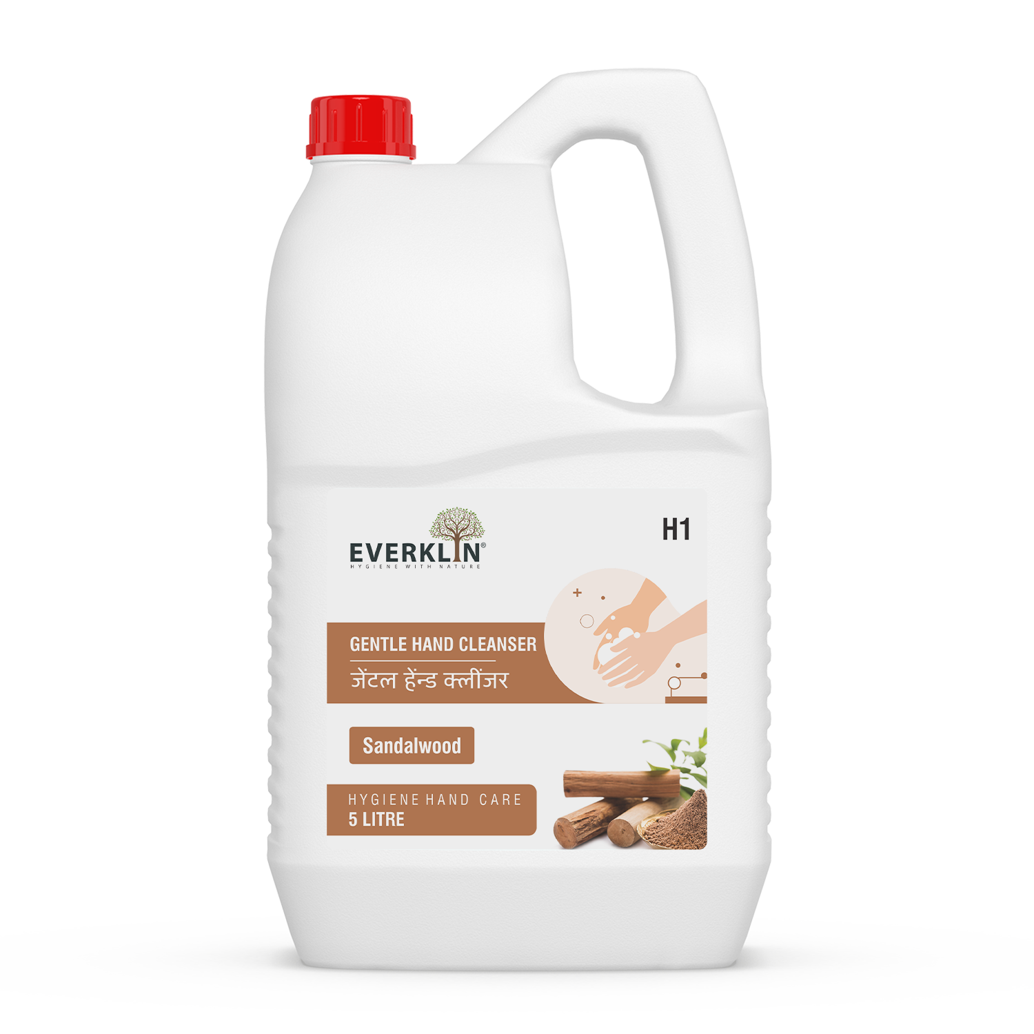 Everklin H1 Sandalwood Hand Cleanser 5 litre pack