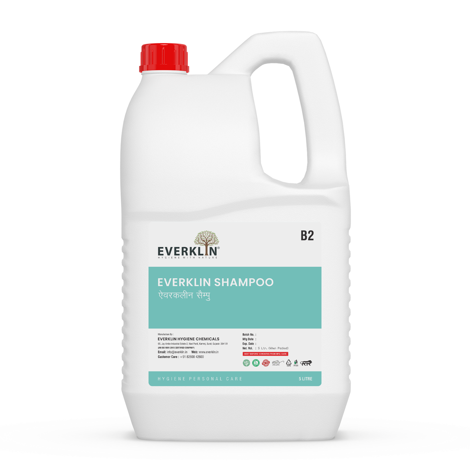 Everklin Shampoo product photograph