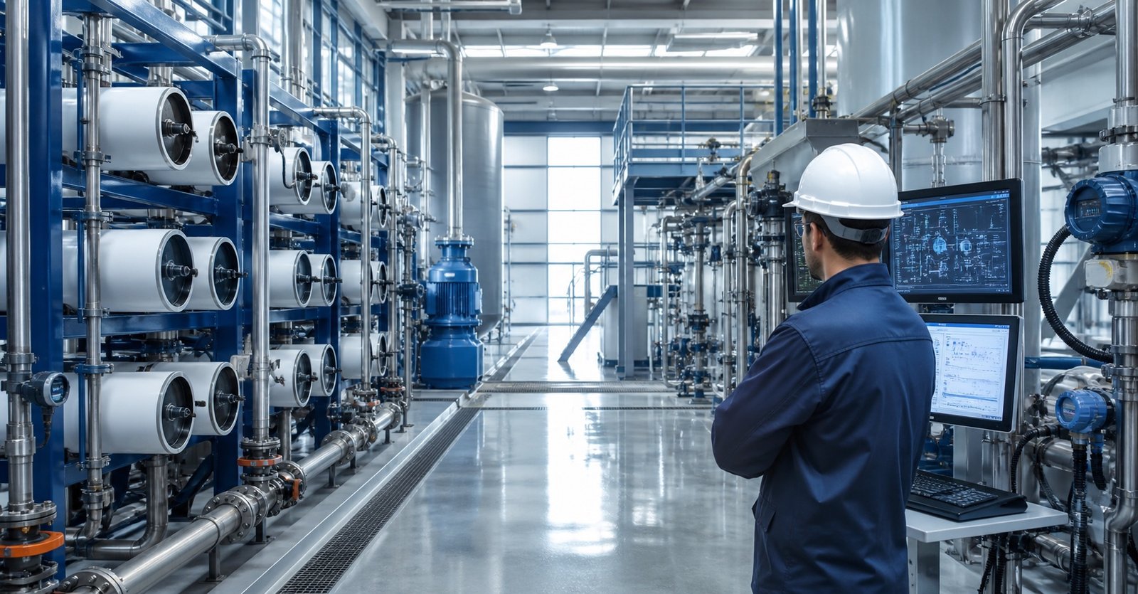 RO boiler and cooling tower water treatment system insight