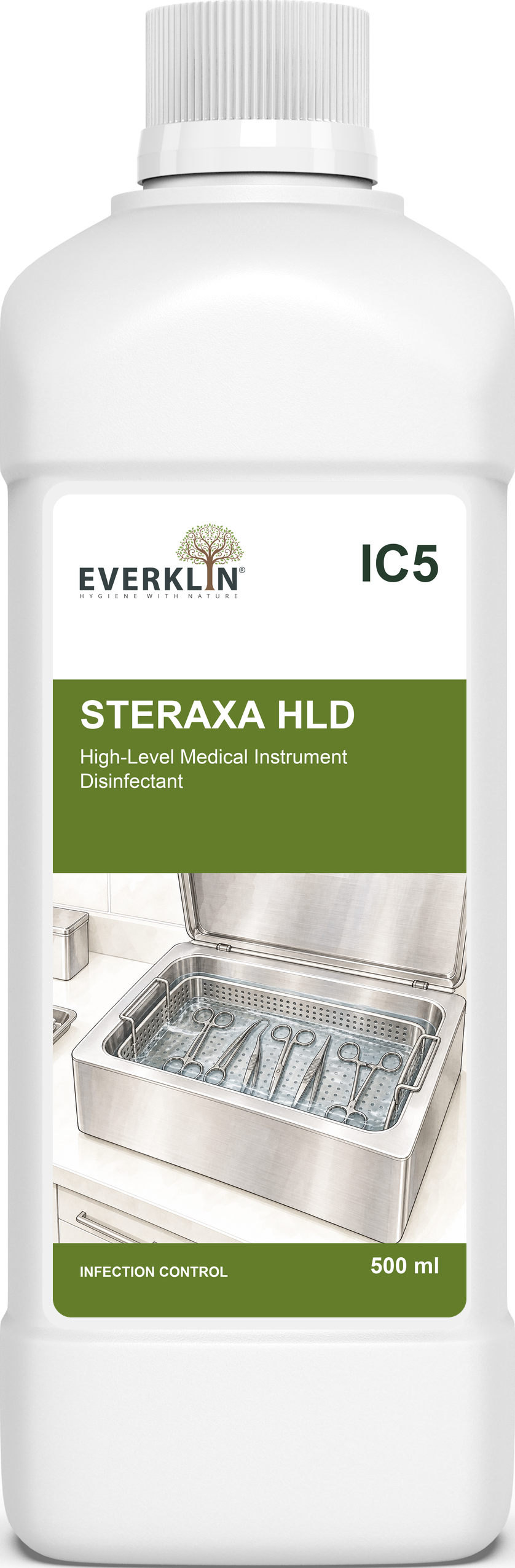 STERAXA HLD 500 ml pack render